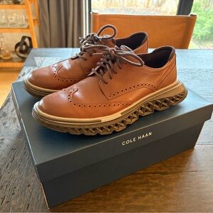 Cole Haan Men's Brown Leather Zerogrand